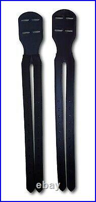 Western To Dressage Girth Converter 100% Leather with Webbing on the Back