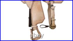 Western leather Horse Barrel Saddle with Headstall Breastplate Reins 12-18 Western leather Horse Barrel Saddle with Headstall Breastplate Reins 12-18