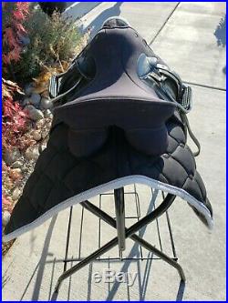 Wintec Dressage Saddle 17 with irons/leathers, pad and two girths