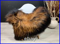 XXL Sheepskin Brown Genuine Exquisite Beautiful Natural Rug Pelt Throw Pet Bed XXL Sheepskin Brown Genuine Exquisite Beautiful Natural Rug Pelt Throw Pet Bed