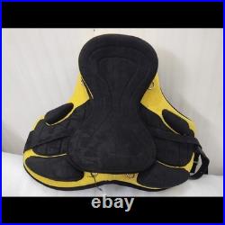 Yellow Horse Tack Treeless Freemax Synthetic Saddle + Girth (Size-14) Yellow Horse Tack Treeless Freemax Synthetic Saddle + Girth (Size-14)